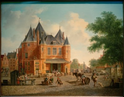 The Antonius Scale at Nieuwmarkt in Amsterdam by Hubert Pieter Schouten