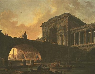 Architectural Composition by Hubert Robert