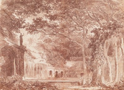 The Oval Fountain in the Gardens of the Villa d