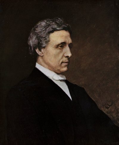C L Dodgson by Hubert von (after) Herkomer