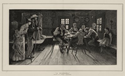 A Dilemma by Hubert von Herkomer