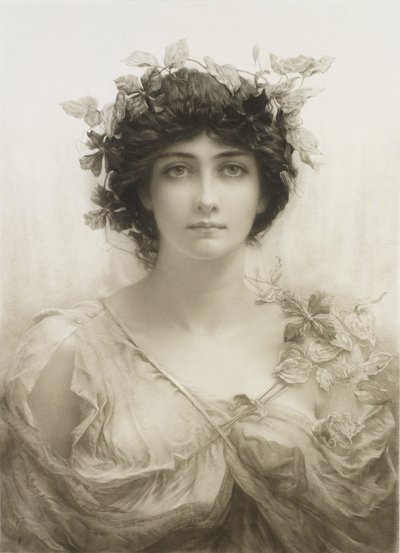 Clematis by Hubert von Herkomer