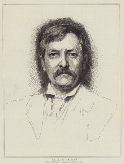 Mr H M Stanley by Hubert von Herkomer