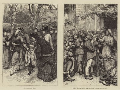 Scenes in France by Hubert von Herkomer