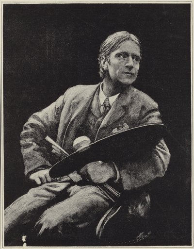 Self Portrait of British Artist Hubert Herkomer by Hubert von Herkomer