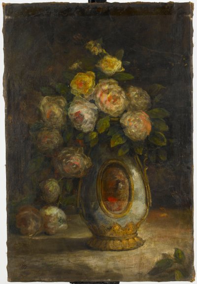 Still Life with Roses by Hüseyin Zekai Paşa