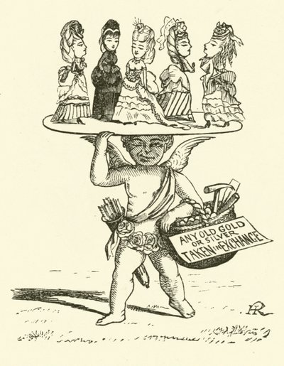 Cupid Selling Girls for Gold or Silver by Hugh Rowley