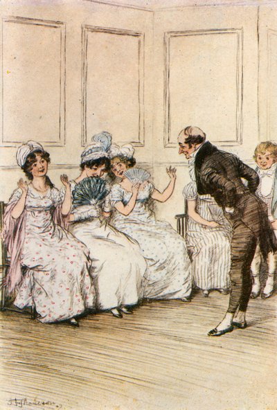 Dr. Kimble Making Himself Agreeable to His Feminine Patients by Hugh Thomson