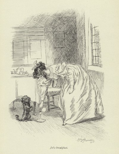 Illustration for Amos Barton by George Eliot by Hugh Thomson