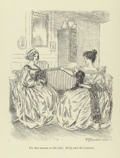 Illustration for Amos Barton by George Eliot by Hugh Thomson