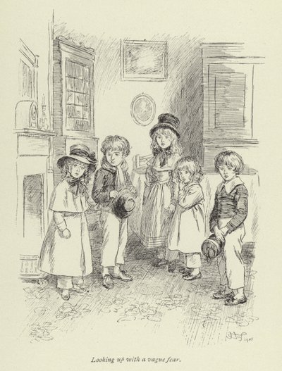 Illustration for Amos Barton by George Eliot by Hugh Thomson