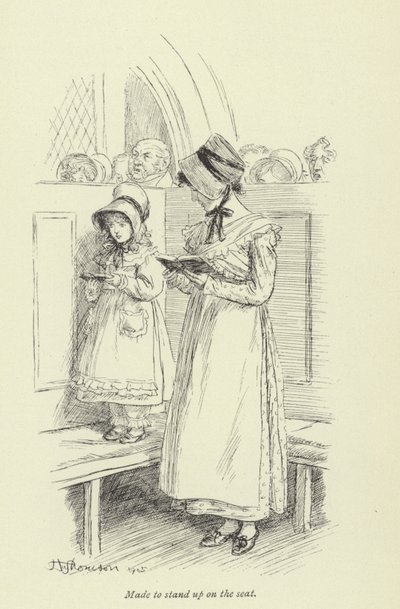 Illustration for Amos Barton by Hugh Thomson