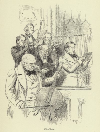 Illustration for Amos Barton by Hugh Thomson