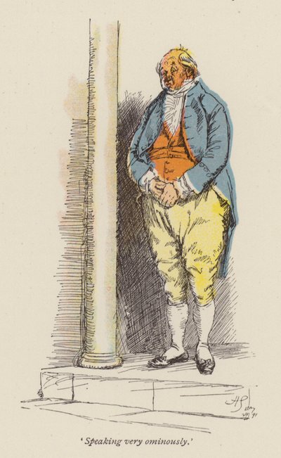 Illustration for Cranford by Mrs Gaskell by Hugh Thomson
