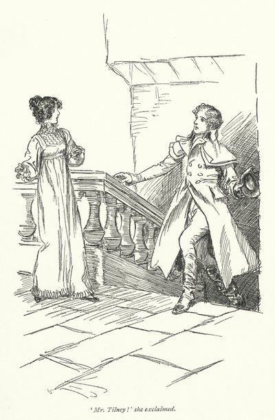 Illustration for Northanger Abbey by Jane Austen by Hugh Thomson