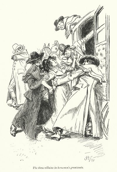 Illustration for Northanger Abbey by Jane Austen by Hugh Thomson