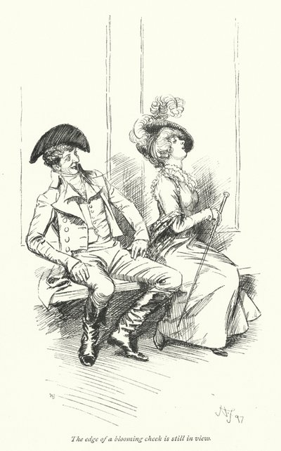 Illustration for Northanger Abbey by Jane Austen by Hugh Thomson