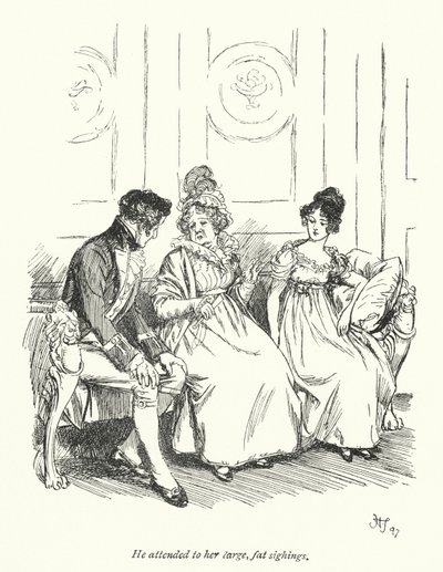 Illustration for Persuasion by Jane Austen by Hugh Thomson