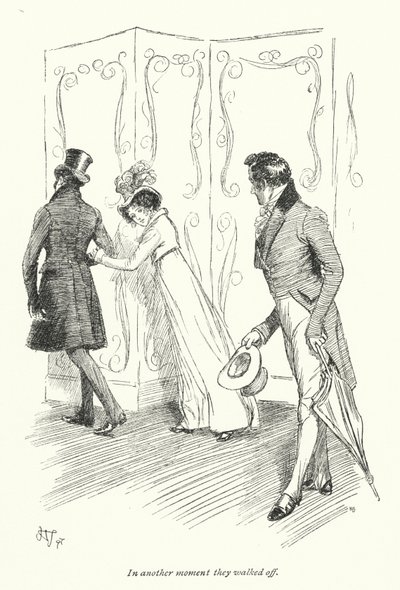 Illustration for Persuasion by Jane Austen by Hugh Thomson