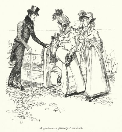 Illustration for Persuasion by Jane Austen by Hugh Thomson