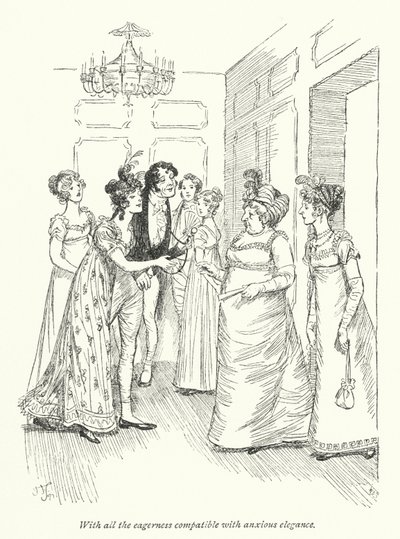Illustration for Persuasion by Jane Austen by Hugh Thomson