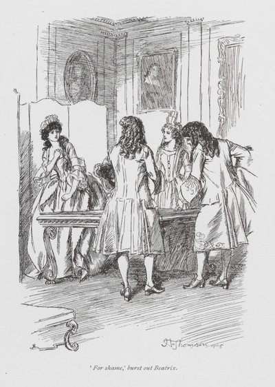 Illustration for The History of Henry Esmond by William Makepeace Thackeray by Hugh Thomson