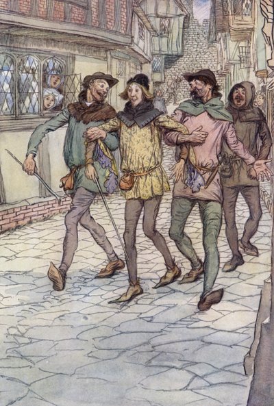 Illustration for The Merry Wives of Windsor by Hugh Thomson