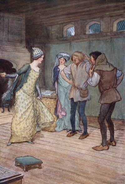 Illustration for The Merry Wives of Windsor by Hugh Thomson