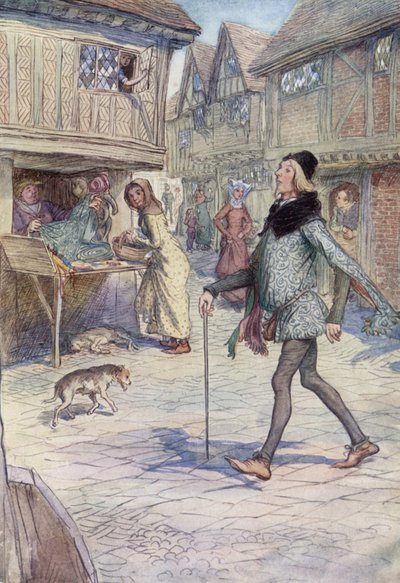 Illustration for The Merry Wives of Windsor by Hugh Thomson