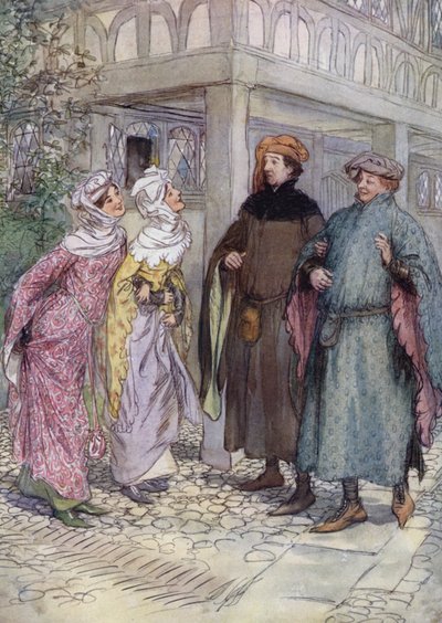 Illustration for The Merry Wives of Windsor by Hugh Thomson
