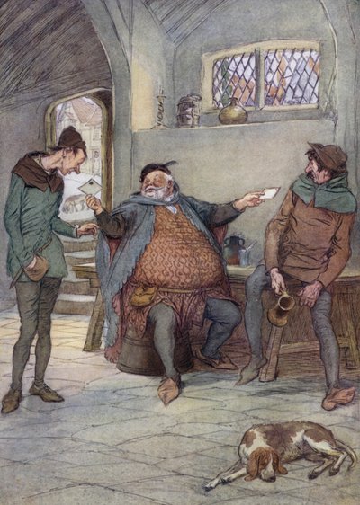 Illustration for The Merry Wives of Windsor by Hugh Thomson