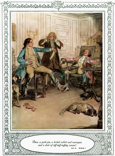 She Stoops to Conquer by Hugh Thomson