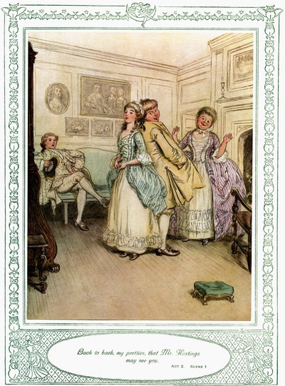She Stoops to Conquer by Hugh Thomson