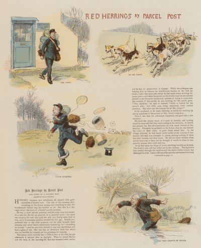 Red Herrings by Parcel Post by Hugh Thomson