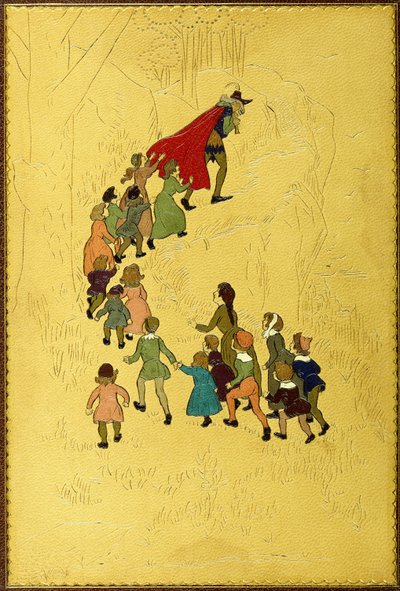 Upper Cover, with an Illustration of the Piper Followed by Children by Hugh Thomson