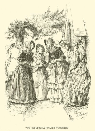 We Sedulously Talked Together (engraving) by Hugh Thomson