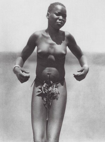 Africa: Dancing Girl, Eastern Djur by Hugo Adolf Bernatzik