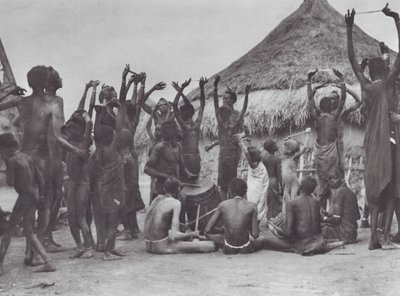 Dinka cow-dance by Hugo Adolf Bernatzik