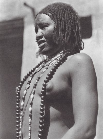 Africa: Gawazi, a professional dancer by Hugo Adolf Bernatzik