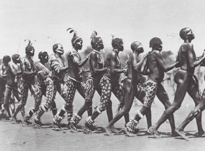 Africa: Nuba women dancing by Hugo Adolf Bernatzik