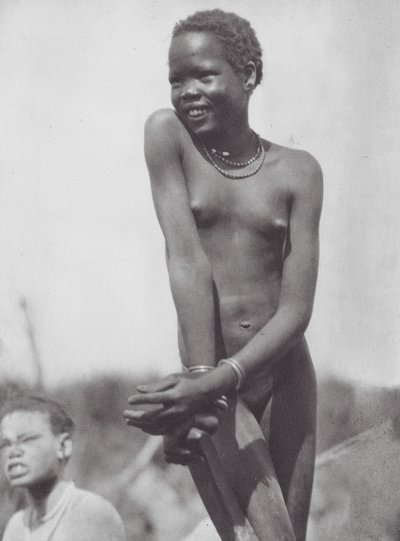 Africa: Nuer girl by Hugo Adolf Bernatzik