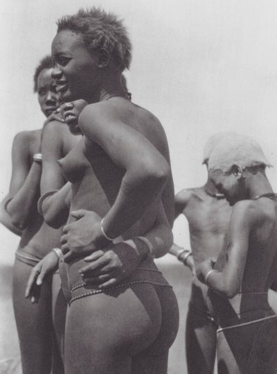 Africa: Nuer Girls and Children by Hugo Adolf Bernatzik