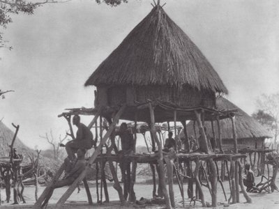 Africa: Pile dwellings of the eastern Djur by Hugo Adolf Bernatzik