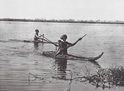 Africa: Shilluk Rafts by Hugo Adolf Bernatzik