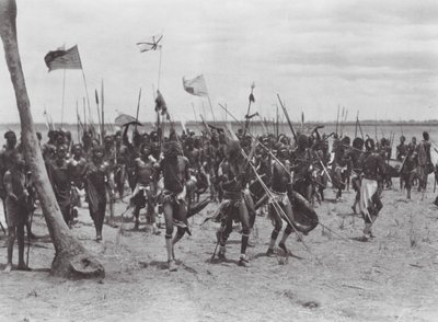 Africa: Shilluk funeral ceremony near Tonga by Hugo Adolf Bernatzik