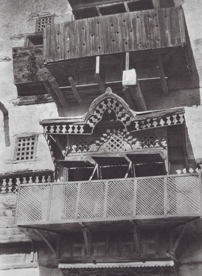 Africa: Wooden bay-window in Suakin by Hugo Adolf Bernatzik