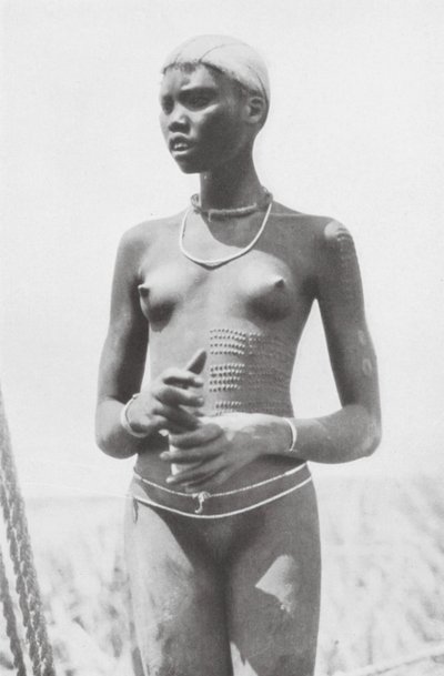 Nuer Girl by Hugo Adolf Bernatzik