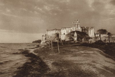 Mexico: Campeche, Ruin of the San Francisco Monastery by Hugo Brehme