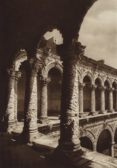 Mexico: Mexico City, Merced Monastery by Hugo Brehme
