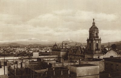 Mexico: Mexico City, Partial Eastern View by Hugo Brehme